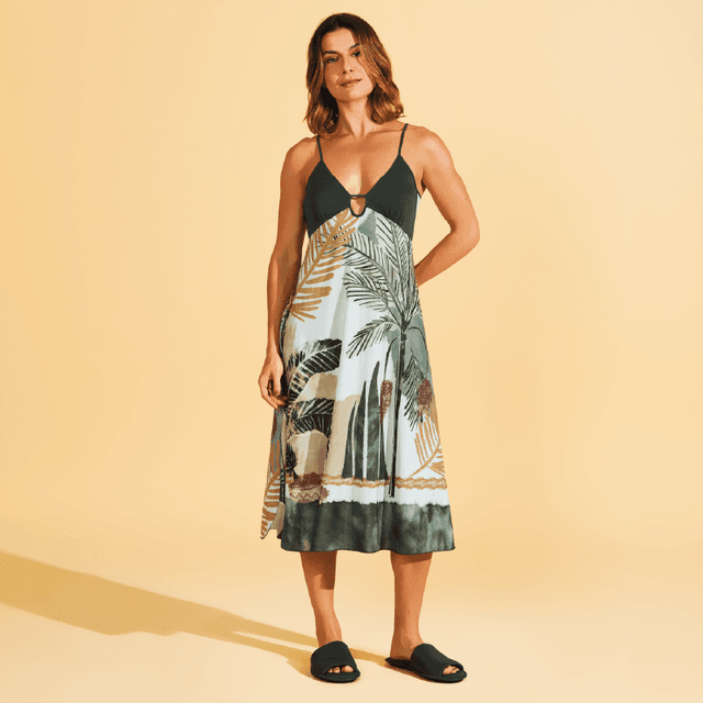 Slip Dress Midi Supermicro